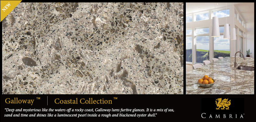 Cambria Quartz Surfaces Galloway color 2014